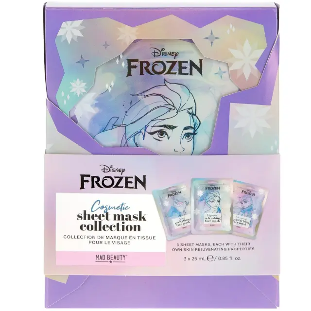Mad Beauty Disney Frozen Cosmetic Sheet Mask Collection 3x25ml