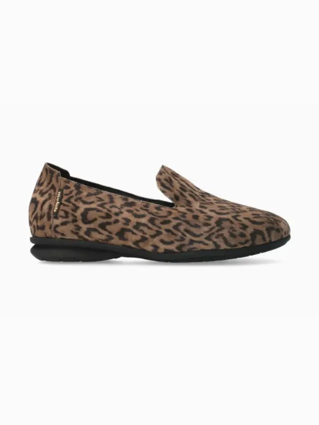 Mephisto Μοκασίνια-Loafers Γυναικείο δέρμα Nubuck Prints MEP/SOLEA BROWN 3