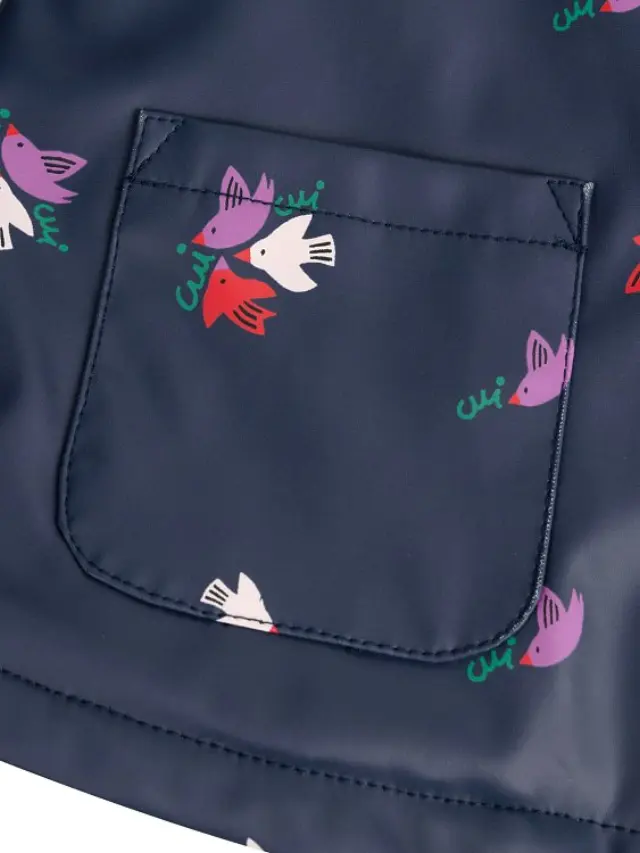 Βρεφικό Μπουφάν για Κορίτσια Cozy Birdie ΜΠΛΕ 3