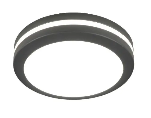 it-Lighting Klamath mega LED 48W 3CCT Outdoor Ceiling Light Anthracite D:40cmx5,2cm (80301240)