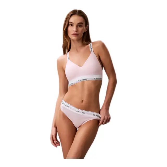 Calvin Klein Γυναικείο String Thong - Icon Cotton Modal, Χρώμα Cradle Pink 2