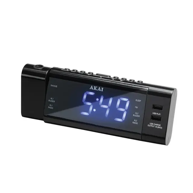 AKAI Οικιακό Ρολόι ACR-3888 Black (ACR-3888)