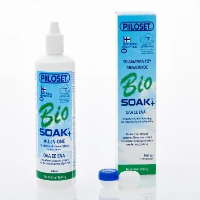 Piiloset BioSoak All In One Υγρό Φακών Επαφής 360ml