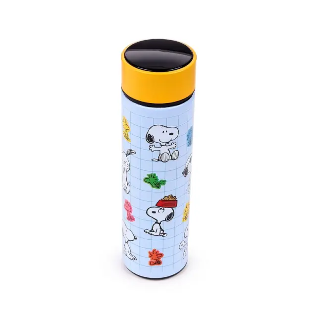 Puckator Mπουκάλι Θερμός με Ψηφιακό Θερμόμετρο: Snoopy & Woodstock 3