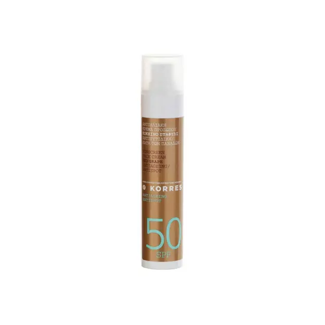 ΚΟΡΡΕΣ Antispot SPF 50 - Αντηλιακή Κρέμα Προσώπου Κόκκινο Σταφύλι 50ml