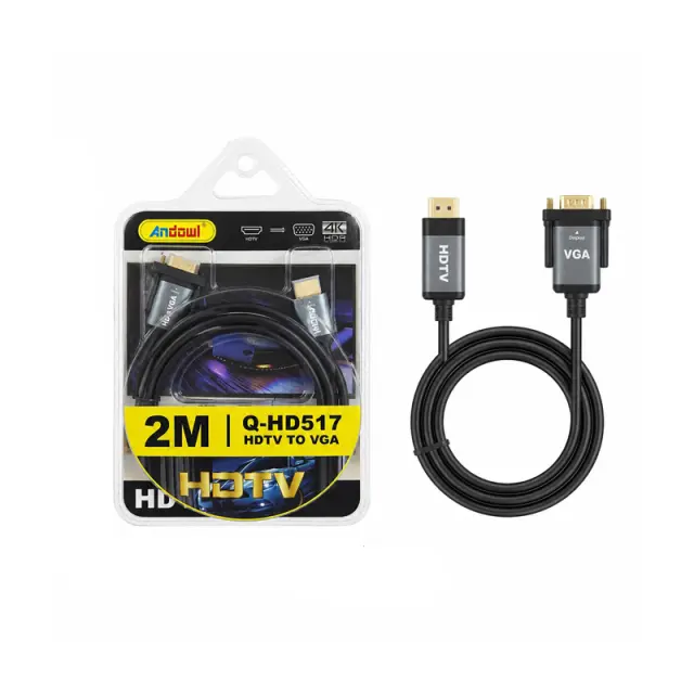 Καλώδιο Μετατροπέας HDMI σε VGA 2 Μέτρα 4K - HDMI to VGA Converter Cable 2M 4K 0751197