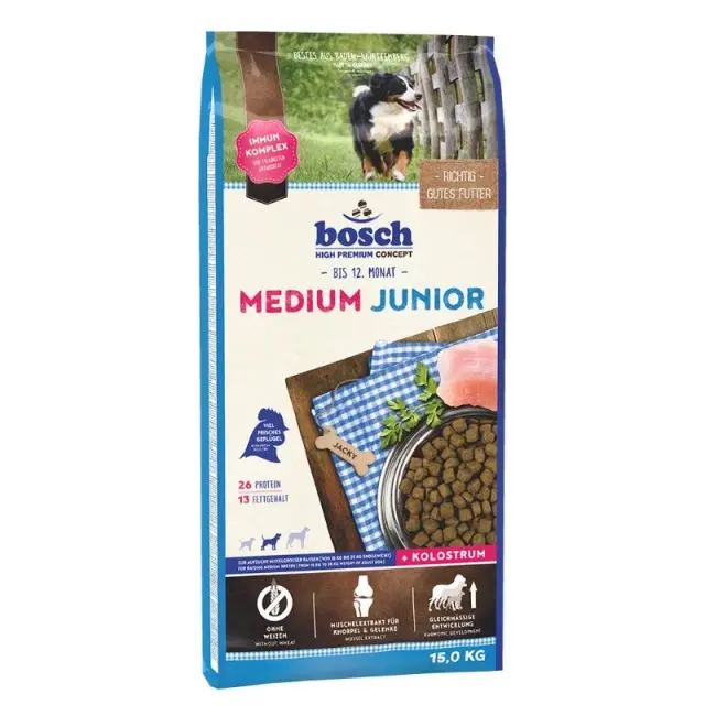 Bosch Medium Junior Ξηρά Τροφή Κουταβιού 15kg