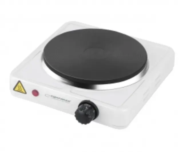 Esperanza EKH002W hob Black - White Countertop Sealed plate 1 zone(s)