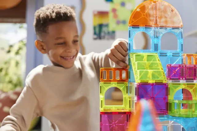 Magna-Tiles Μαγνητικά Πλακίδια City Center 110 Κομμάτια (3+ ετών) 251110CC 2
