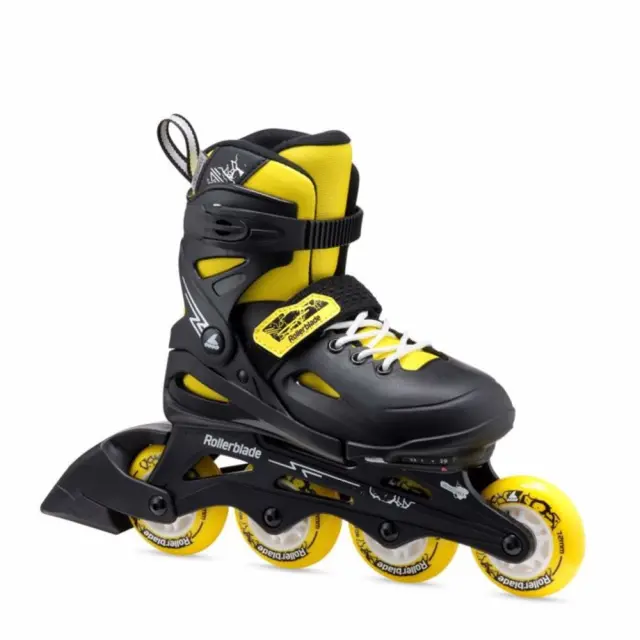 Rollerblade Fury - Μαύρα/Κίτρινα ρυθμιζόμενου μεγέθους inline rollers παιδικά - 33-38 3