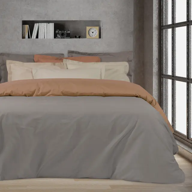 Σεντόνι Τεμάχιο Υπέρδιπλο 230x260 Καφέ Das Home 1004 2