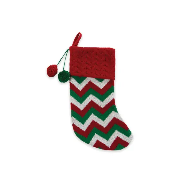 Nef-Nef Homeware Χριστουγεννιάτικη Κάλτσα Funny 42x24 Red/Green
