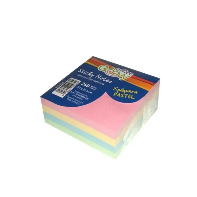 Groovy Χαρτάκια Αυτοκόλλητα Κύβος 51Χ51εκ Pastel/ 0.73.035 (Groovy)