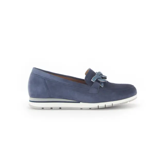 Gabor Μοκασίνια-Loafers Γυναικείο δέρμα suede Μπλέ GAB/52415 36-JEANS