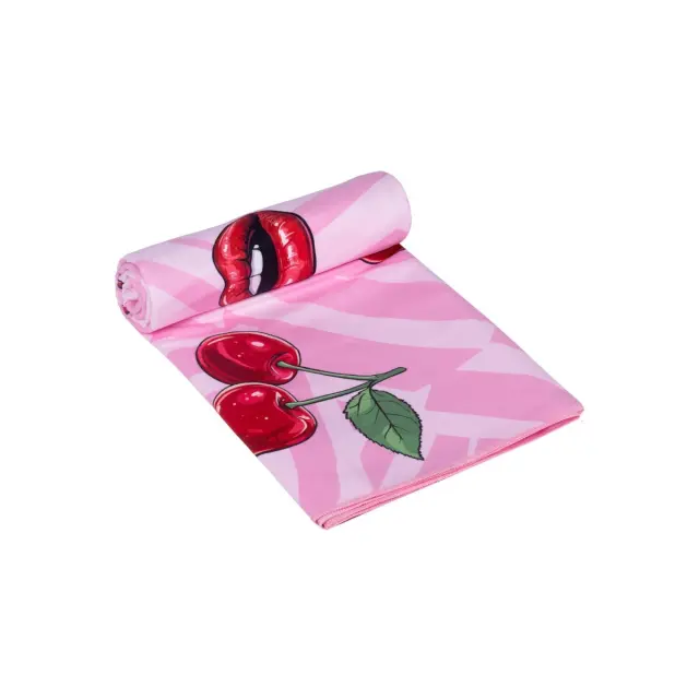 Estia Πετσετα Θαλασσης Microfiber με Τσαντάκι 90x180 cm Blush Pop