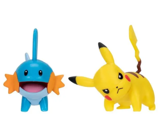 Φιγούρες Pokemon First Partner Mudkip & Pikachu 5cm- JW003355-W04