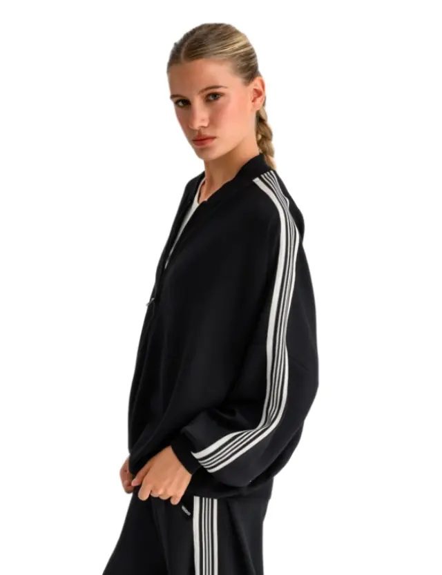 Bodytalk γυναικεία bomber ζακέτα φούτερ με ρίγες 1262-906222-1 2