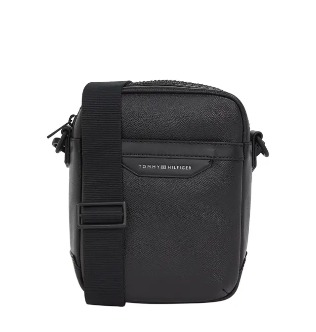 Τσάντα TOMMY HILFIGER Business Leather Reporter 13546 Μαύρο