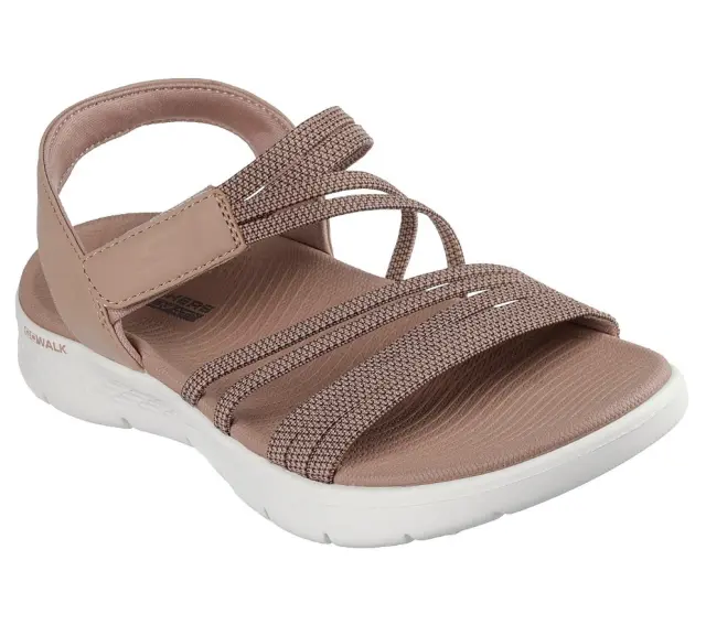 Γυναικεία Ανατομικά Πέδιλα Skechers Go Walk Flex 141473/TAN Καφέ Καφέ - 36 2