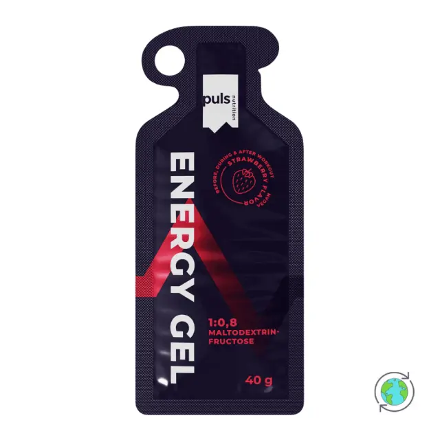 Gel Ενέργειας Φράουλα - Puls Nutrition - 40g 6430056591339