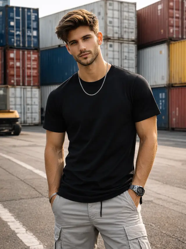 T-shirt Noshame® Μαύρο με τύπωμα - 152655 - XXL 2