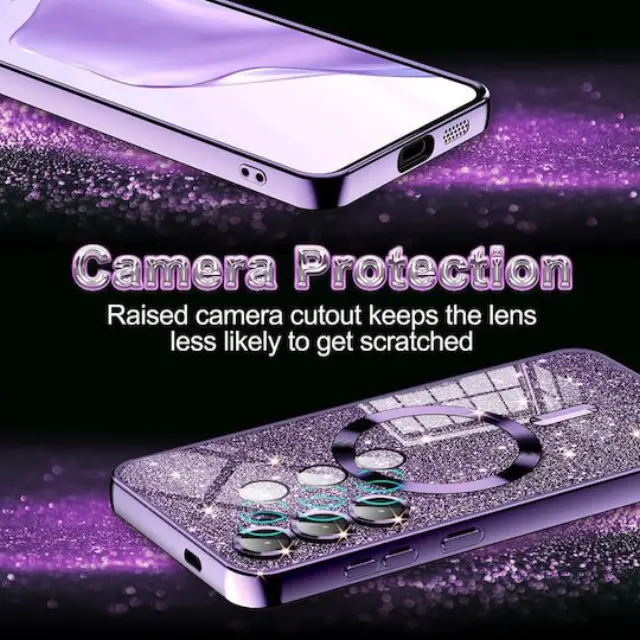 Techsuit® Luxury Back Cover για iPhone 17-Μωβ 2
