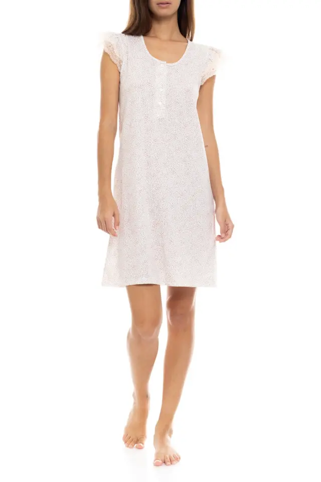 S1323 - Type - NIGHTGOWN ROMANTIC FLOWER - M 2