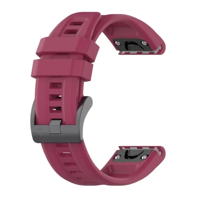 Λουράκι Σιλικόνης Silicone Strap Για Garmin Fenix 5/6/6 Pro/7/8/9 (47mm) - Burhundy (Series 7 Look) OEM