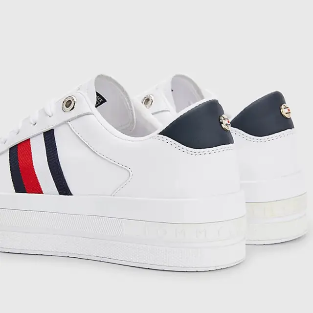 Sneaker Flatform Tommy Hilfiger FW0FW06731F_YBR Άσπρο - 41 3