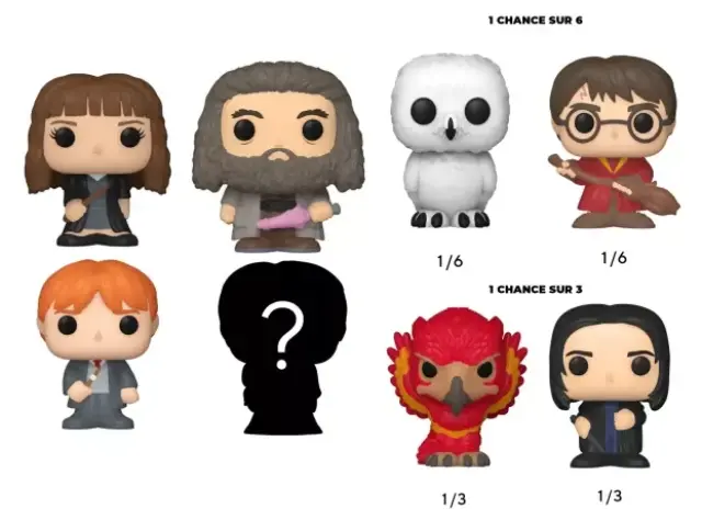 Φιγούρες HARRY POTTER - Bitty Pop 4 Pack 2.5cm - Hermione in robe 2
