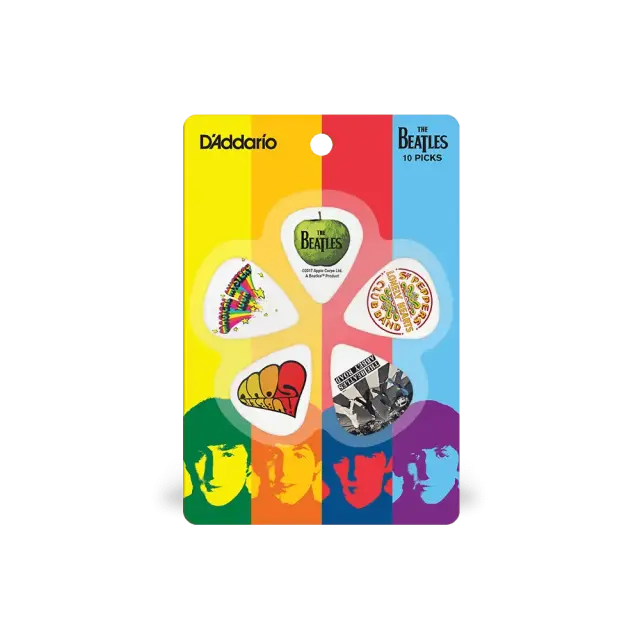 D'Addario 1CWH4-10B3 The Beatles Classic Albums Πένες Medium (Συσκευασία 10 τμχ)