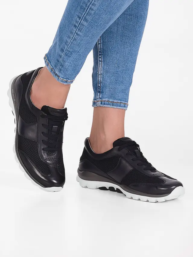 Gabor Sneakers Γυναικείο ύφασμα/δέρμα Μαύρο GAB/66966 57-SCHWARZ - 35,5 2
