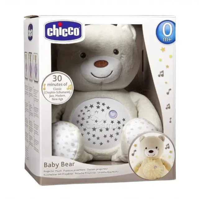 Chicco Baby Bear Από Ύφασμα Με Λευκούς Ήχους Και Φως Για Νεογέννητα 3