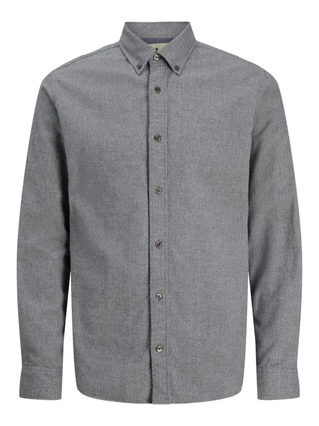 JPRBLUBARKLEY FLANNEL X-MAS L/S SHIRT CH Frost Gray