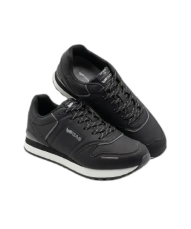 Gas - Ανδρικά Παπούτσια Sneakers Alba NBK GAM623601-0003 Μαύρο