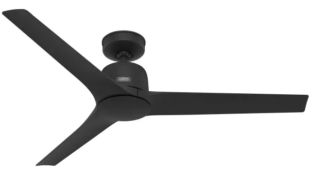 Hunter Athens 132 Matte Black - Ανεμιστήρας Οροφής 2