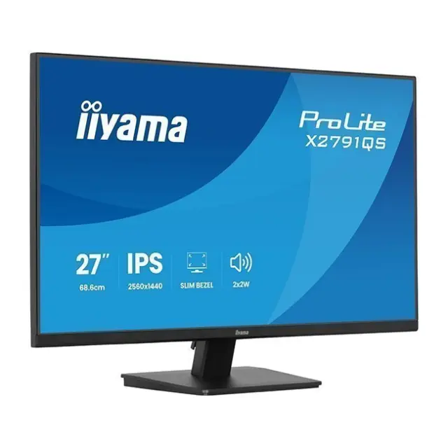 iiyama ProLite X2791QS-B1 computer monitor 68.6 cm (27") 2560 x 1440 pixels Quad HD LED Black 3