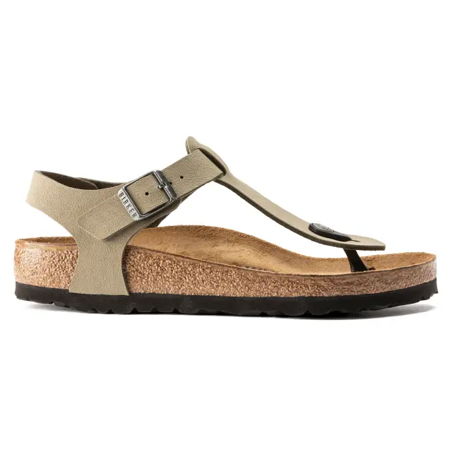 Birkenstock Πέδιλα Unisex Birko-Flor-Nubuck(ανθεκτικό υλικό της Birkenstock-επιτρέπει την επαφή με το νερό) Πράσινο BIR/KAIRO 047211 khaki N
