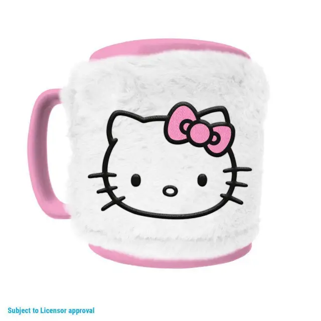 Pyramid HELLO KITTY Κουπα με Αφαιρουμενο Χνουδι Fuzzy Mug 440ml