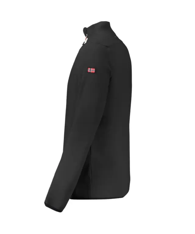 Norway Nautical School - Ανδρική Ζακέτα Φούτερ Fleece 849543-BLACK Μαύρο 3