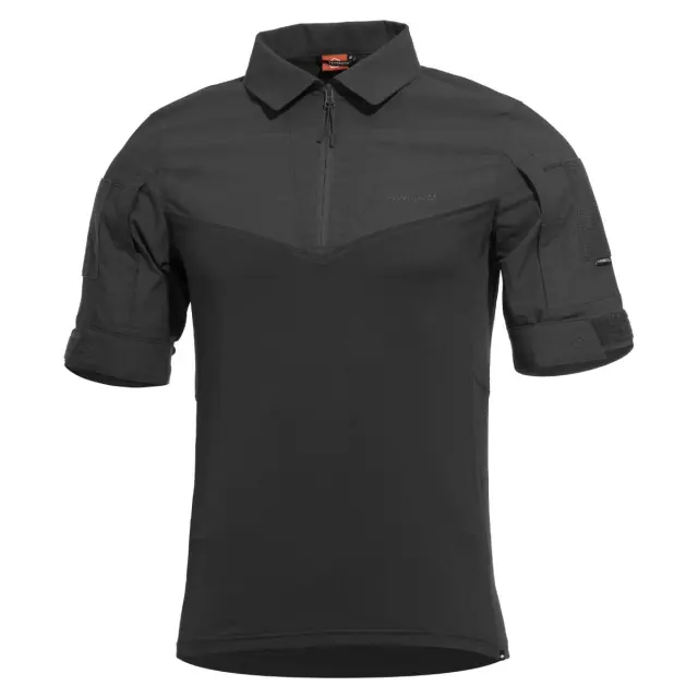 Pentagon Ranger Short Arm Shirt-Μπλούζα Κοντομάνικη για Τακτική-Υπηρεσιακή Χρήση - 01-Black-Μαύρο