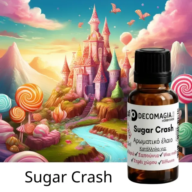 Άρωμα για κερί και σαπούνι 50ml, Sugar Crash