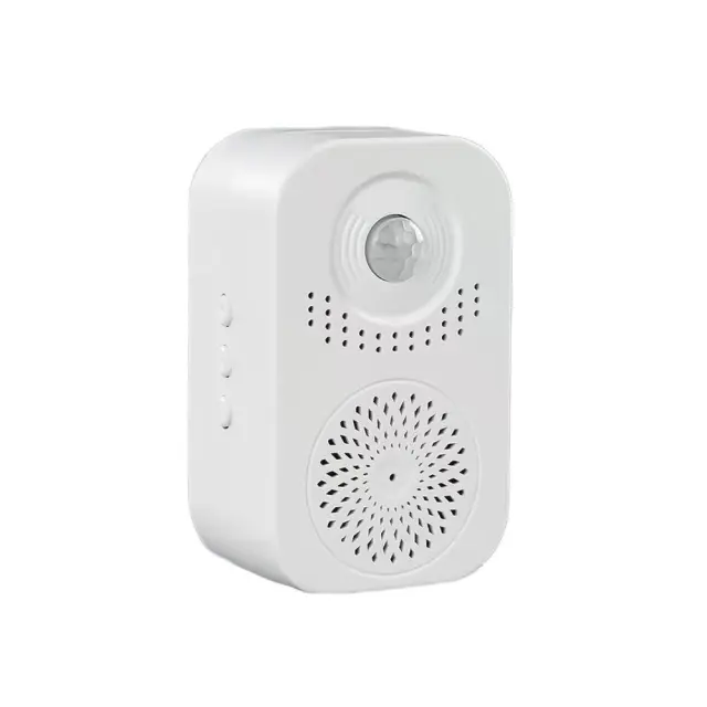 Ασύρματο Κουδούνι Σε Λευκό Χρώμα Voice Reminder 8,5Χ3,7Χ5,25cm WG-102