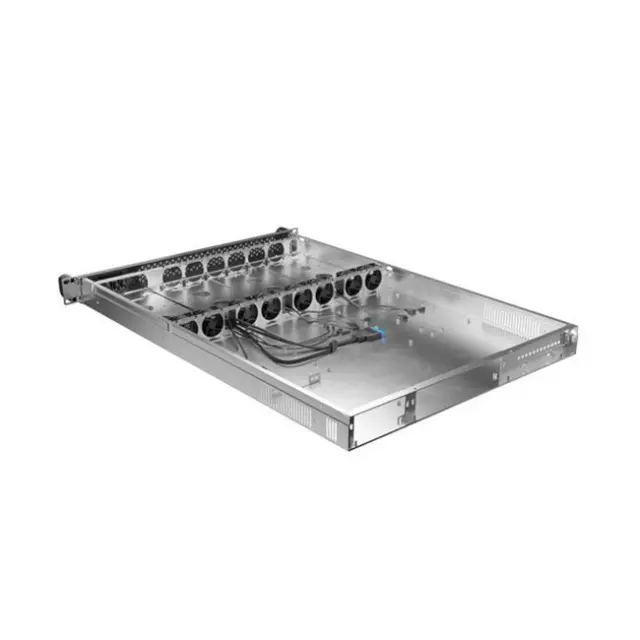 Lanberg Rackmount Server Chassis E-ATX 650/12 19" 1U (SC01-6501-12B) 2