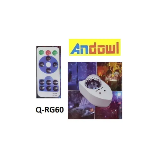ΔΙΑΚΟΣΜΗΤΙΚΟ ΦΩΤΙΣΤΙΚΟ STAR PROJECTOR ANDOWL Q-RG60 2