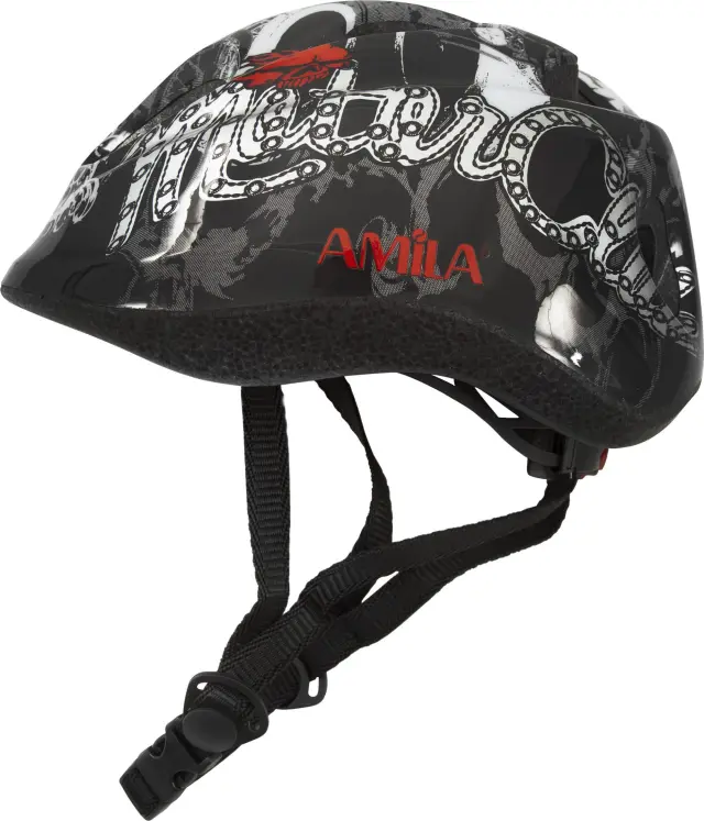 AMILA Προστατευτικό Κράνος Μαύρο PVC Large (48996) - L