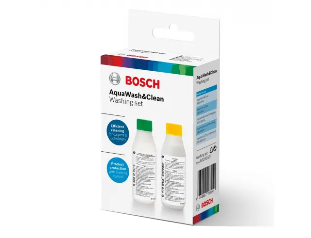 Σετ Καθαριστικά Bosch AquaWash&Clean για ηλεκτρικές σκούπες Bosch με χωρητικότητα 100ml BBZWDSET 2
