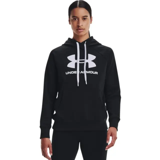 Under Armour Rival Fleece Hoodie (1356318-001) - Μαύρο
