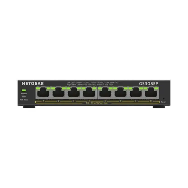Netgear Unmanaged Switch L2 PoE+ GS308EPP 8-Port Gigabit (GS308EPP-100PES) 2