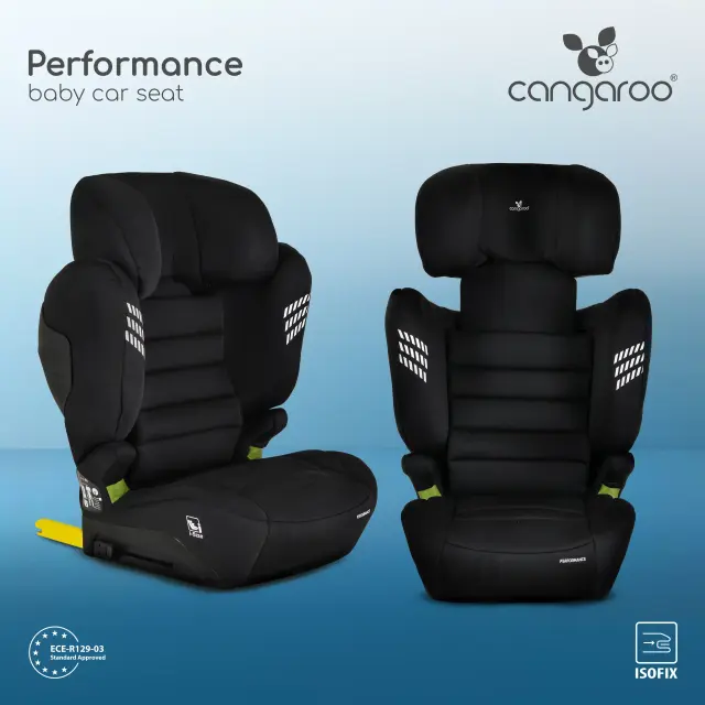 Cangaroo Κάθισμα Αυτ/του Isofix I-Size 100-150cm Performance Cosmos Black 3801005152957 2